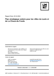 Plan solaire La Chaux-de-Fonds
